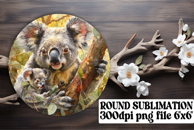 Sweet Family Love Sublimation Variety - Round, Circle, Keychain, Coaster Sublimation afrosvg 