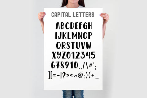 Sweet Flower Font SVG | Doodles Font Duo | OTF, TTF Files Font TonisArtStudio 