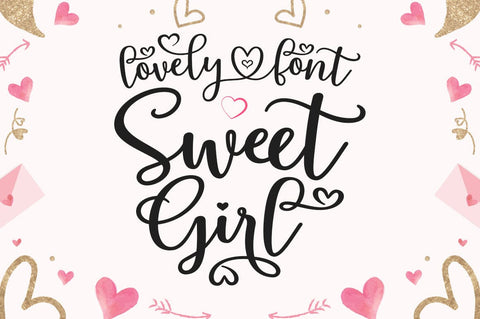 Sweet Girl Font Zane Studio55 