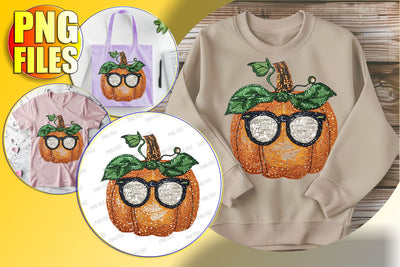 Sweet Halloween Pumpkin with Bow Sublimation Design Sublimation afrosvg 