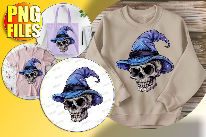 Sweet Halloween Skull with Bow Sublimation Clipart Sublimation afrosvg 
