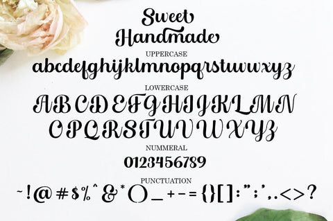Sweet Handmade Font RomieStudio 