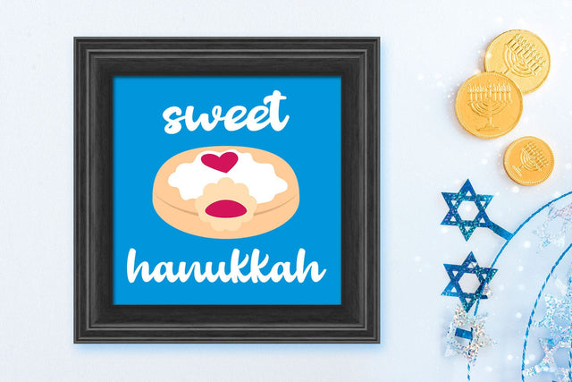Sweet Hanukkah Sufganiyot Jelly Donut SVG SVG Risa Rocks It 