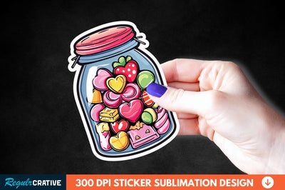 Sweet In Jar Sticker Clipart Sublimation Regulrcrative 