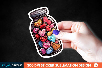 Sweet In Jar Sticker Clipart Sublimation Regulrcrative 