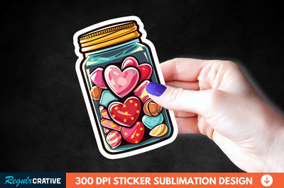 Sweet In Jar Sticker Clipart Sublimation Regulrcrative 