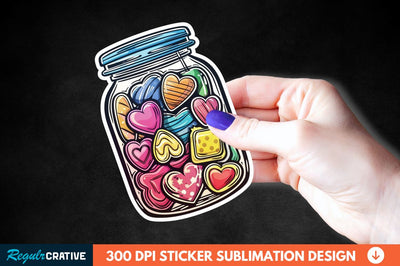 Sweet In Jar Sticker Clipart Sublimation Regulrcrative 