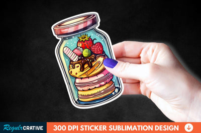 Sweet In Jar Sticker Clipart Sublimation Regulrcrative 
