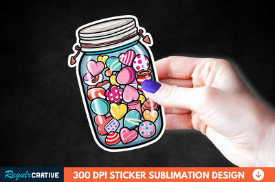 Sweet In Jar Sticker Clipart Sublimation Regulrcrative 