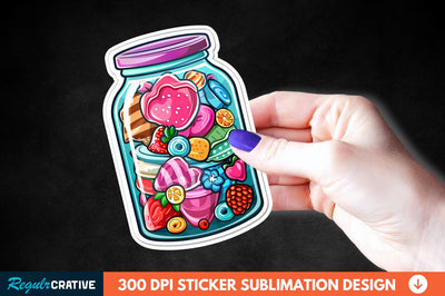 Sweet In Jar Sticker Clipart Sublimation Regulrcrative 