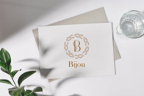 Sweet Leaves Monogram Font Dm Letter Studio 