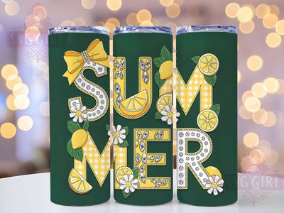 Sweet Lemonade 20oz Tumbler, Sweet Lemonade Quote, Sparkling Citrus Illustration, Sublimation Tumbler Wrap, 20oz Tumbler, Fun Summer Gift, Bright Fresh Style Sublimation SvggirlplusArt 