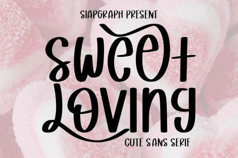 Sweet Loving - Valentine Font Font Masyafi Studio 