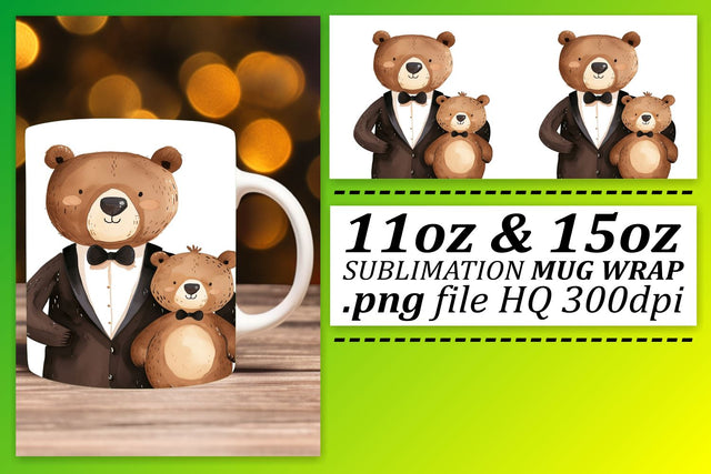 Sweet Mama Bear Love Bliss Mug Sublimation afrosvg 