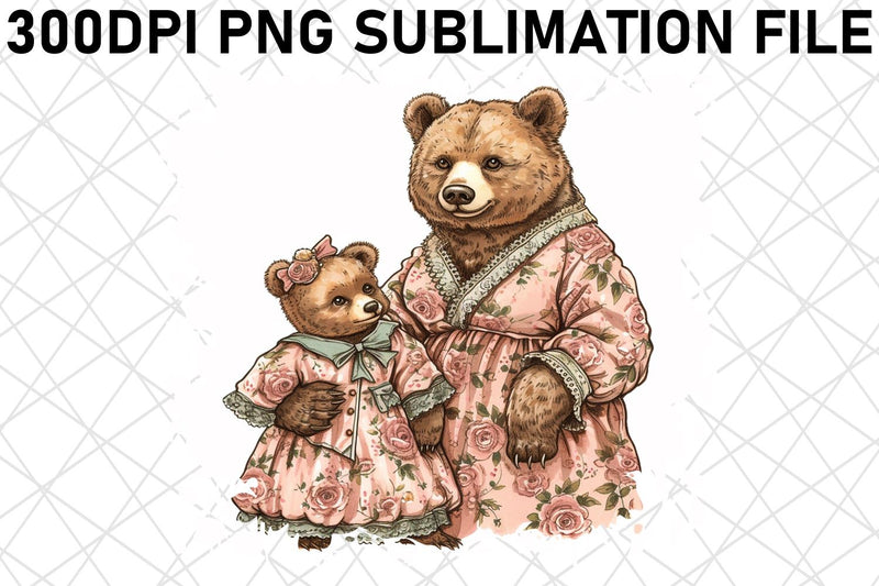 Sweet Mama Bear Love: Mother's Day Sublimation Sublimation afrosvg 
