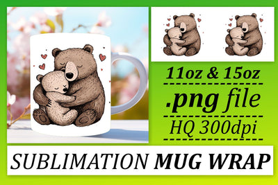 Sweet Mama Bear Love Mug Wonderland Sublimation afrosvg 