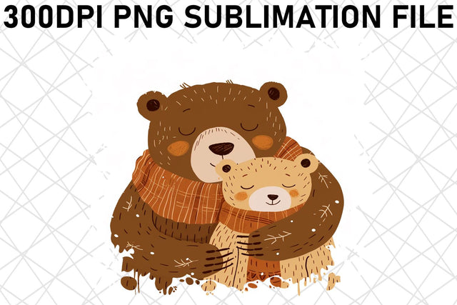 Sweet Mama Bear: Mother's Day Sublimation PNG Sublimation afrosvg 
