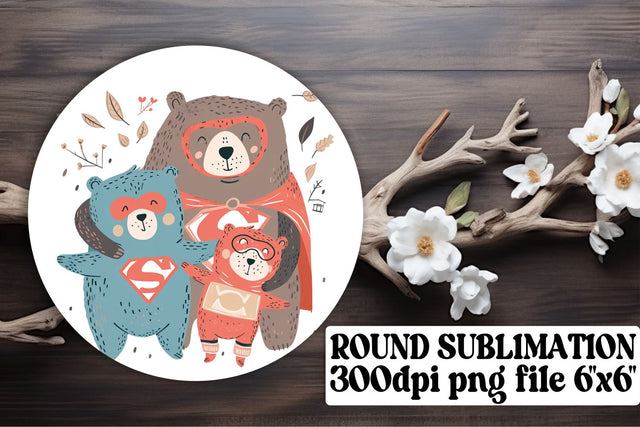 Sweet Mama Bear Sublimation Keychain Sublimation afrosvg 