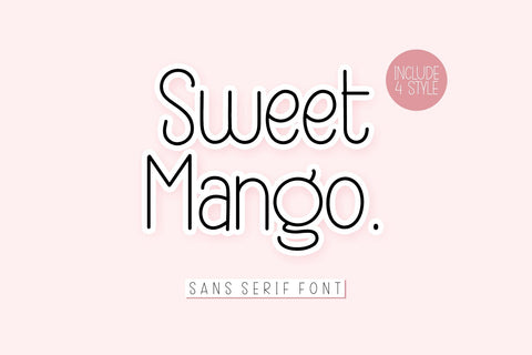 Sweet Mango Font Afandi Studio 