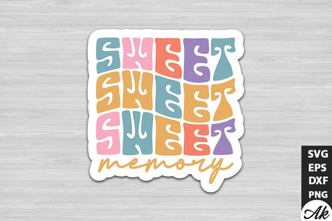 Sweet memory Retro Stickers SVG akazaddesign 