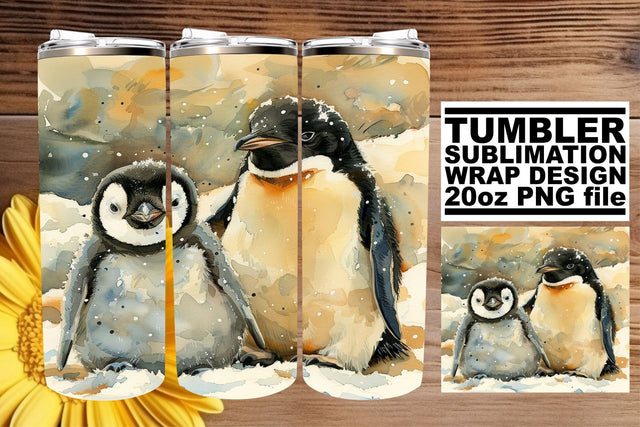 Sweet Mom & Cub Tumbler Wrap: Mother's Delight Sublimation afrosvg 