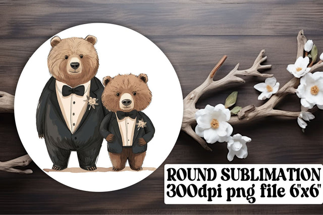 Sweet Mother's Day Bear Design, Cute Mama Bear Art Sublimation afrosvg 