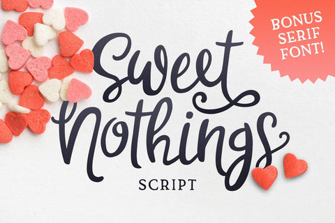 Sweet Nothings Script Font Denise Chandler 