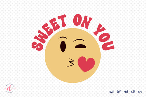 Sweet on You | Retro Valentine's Day SVG SVG CraftLabSVG 