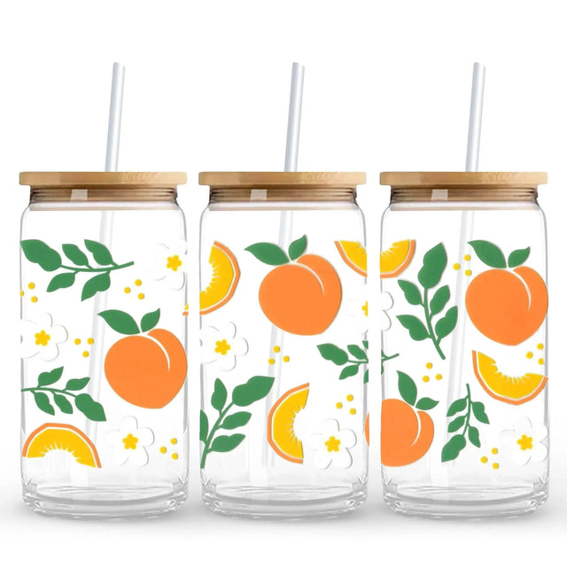 Sweet Peaches 9.7 x 4.3 UV Wrap (Cup NOT Included) Physical DIY Craft Warehouse 