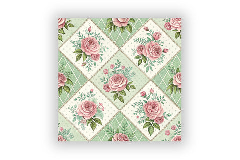 Sweet Peony Shabby Chic Digital Paper, Seamless Watercolor Floral Pattern Pack, Printable Scrapbook Paper, Rose Design Bundle Digital Pattern FloridPrintables 