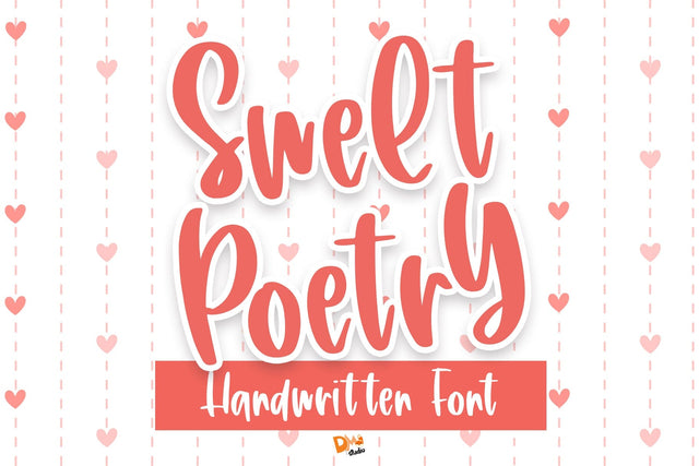Sweet Poetry Font Font Dm Letter Studio 