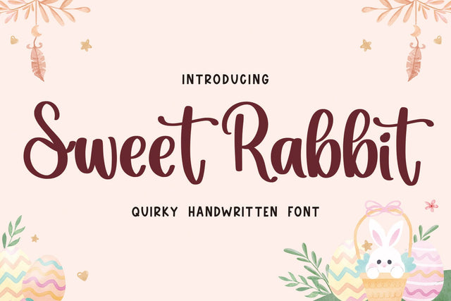 Sweet Rabbit Font Mozarella 
