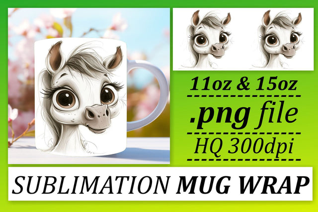 Sweet Safari Friends Mug Design - Sublimation 15oz Sublimation afrosvg 