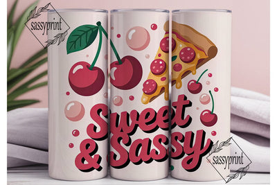 Sweet & Sassy 20oz Tumbler Wrap Sublimation sassyprint 