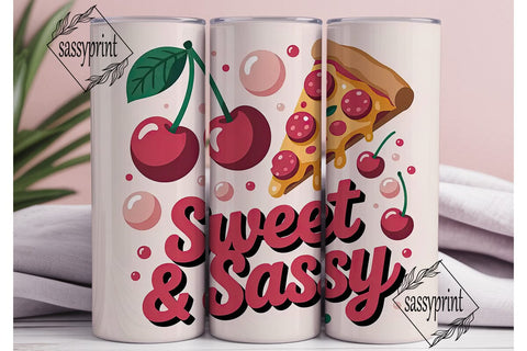 Sweet & Sassy 20oz Tumbler Wrap Sublimation sassyprint 