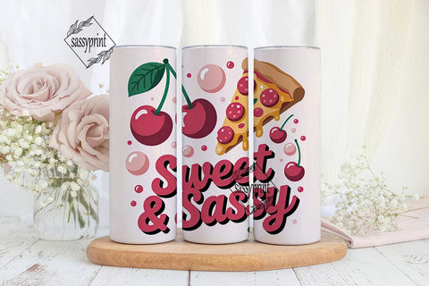 Sweet & Sassy 20oz Tumbler Wrap Sublimation sassyprint 