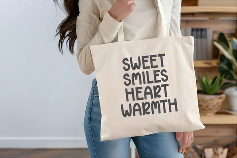 Sweet Smile - Cute Sans Serif Font Font Masyafi Studio 