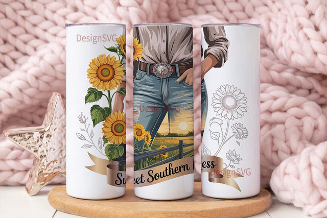 Sweet Southern Mess 20oz Tumbler Wrap Sublimation DesignSVG 