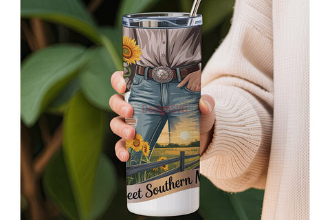 Sweet Southern Mess 20oz Tumbler Wrap Sublimation DesignSVG 