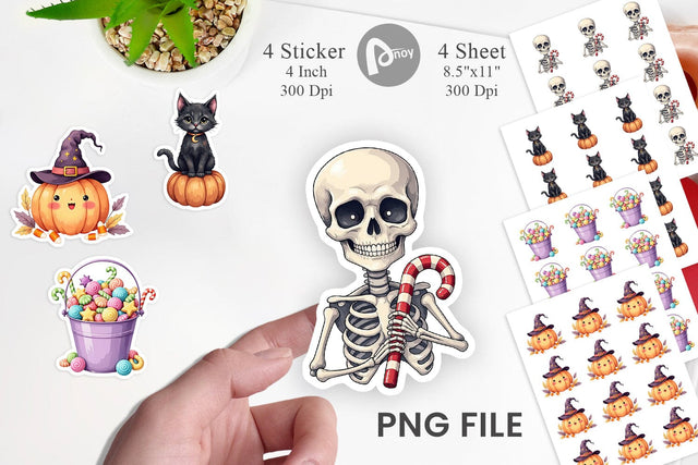 Sweet Spooky Pastels Sticker Sublimation artnoy 