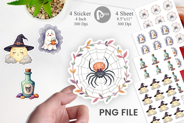 Sweet Spooky Pastels Sticker Sublimation artnoy 