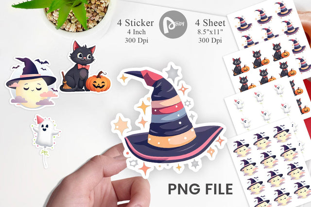 Sweet Spooky Pastels Sticker Sublimation artnoy 