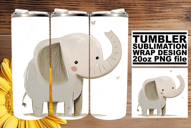 Sweet Spring Boho Animals Tumbler Sublimation - 20oz Design Sublimation afrosvg 