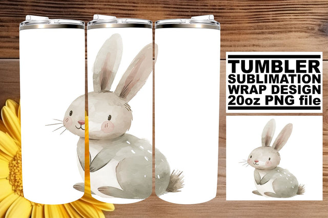 Sweet Spring Boho Critters Tumbler Sublimation - 20oz Sublimation afrosvg 