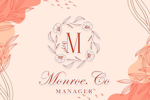 Sweet Spring Monogram Font Dm Letter Studio 