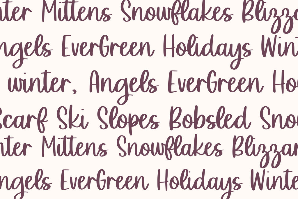 Sweet Sugar Plums Handwritten Script - So Fontsy