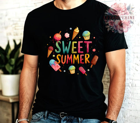 Sweet Summer, Summer Graphic, PNG Download, Sublimation Design, Summer Vibes, Beach Decor, Tropical Art, Warm Weather Sublimation Li Zamperini 