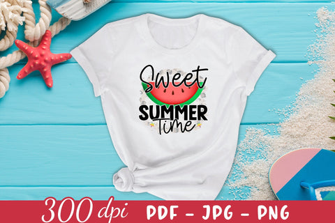 Sweet Summer Time PNG Sublimation Sublimation CraftLabSVG 