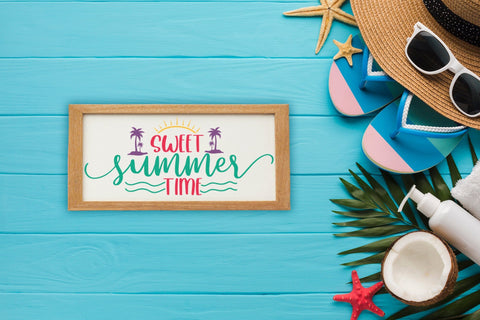 Sweet Summer Time Sign SVG SVG CraftLabSVG 
