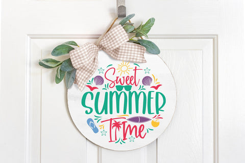 Sweet Summer Time, Summer Sign SVG File SVG CraftLabSVG 